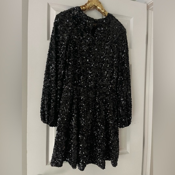 NWT Sunday in Brooklyn Balloon-Sleeve Mini Dress - Picture 6 of 11